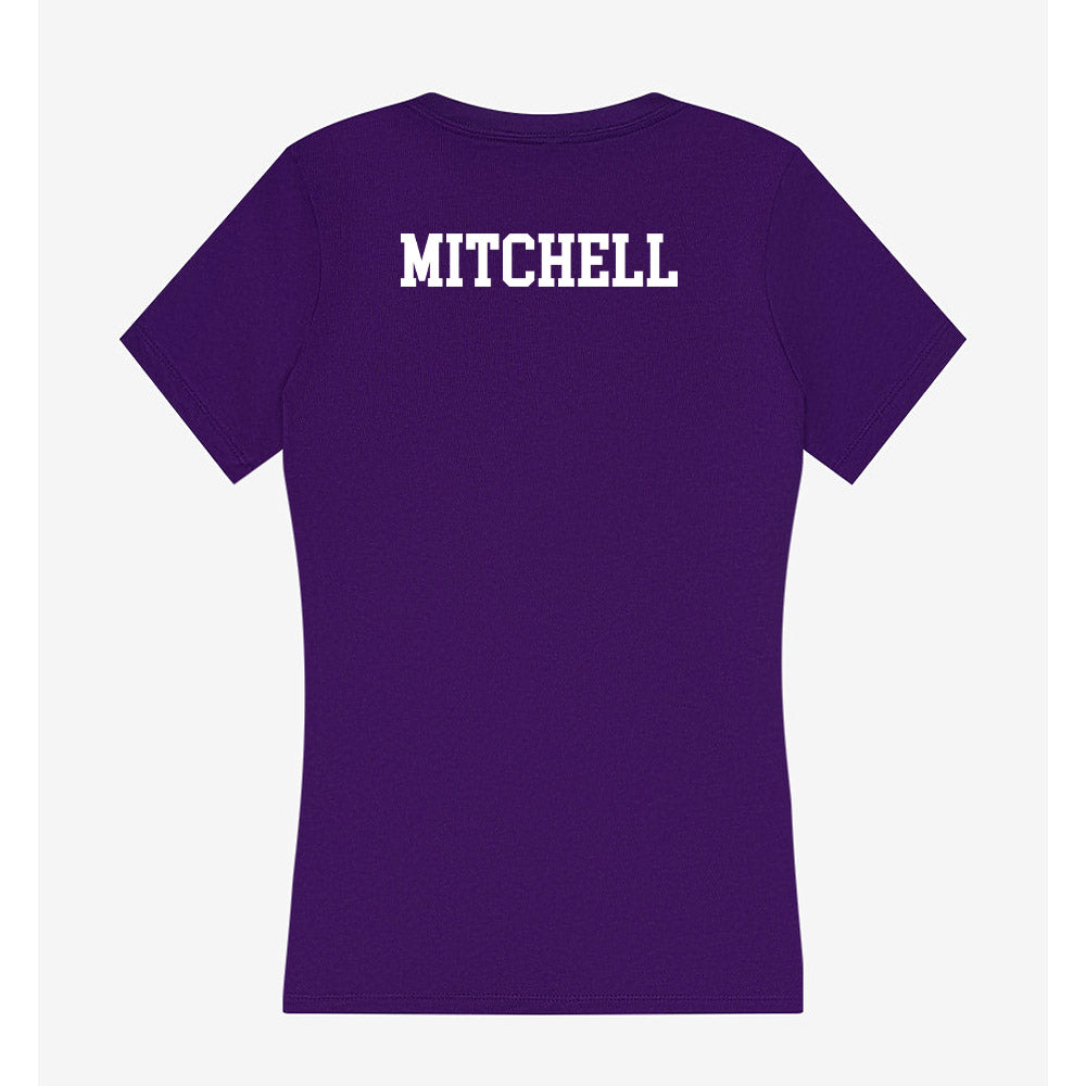 UW-Whitewater - NCAA Women's Track & Field : Dakota Mitchell - Women's V-Neck T-Shirt-1
