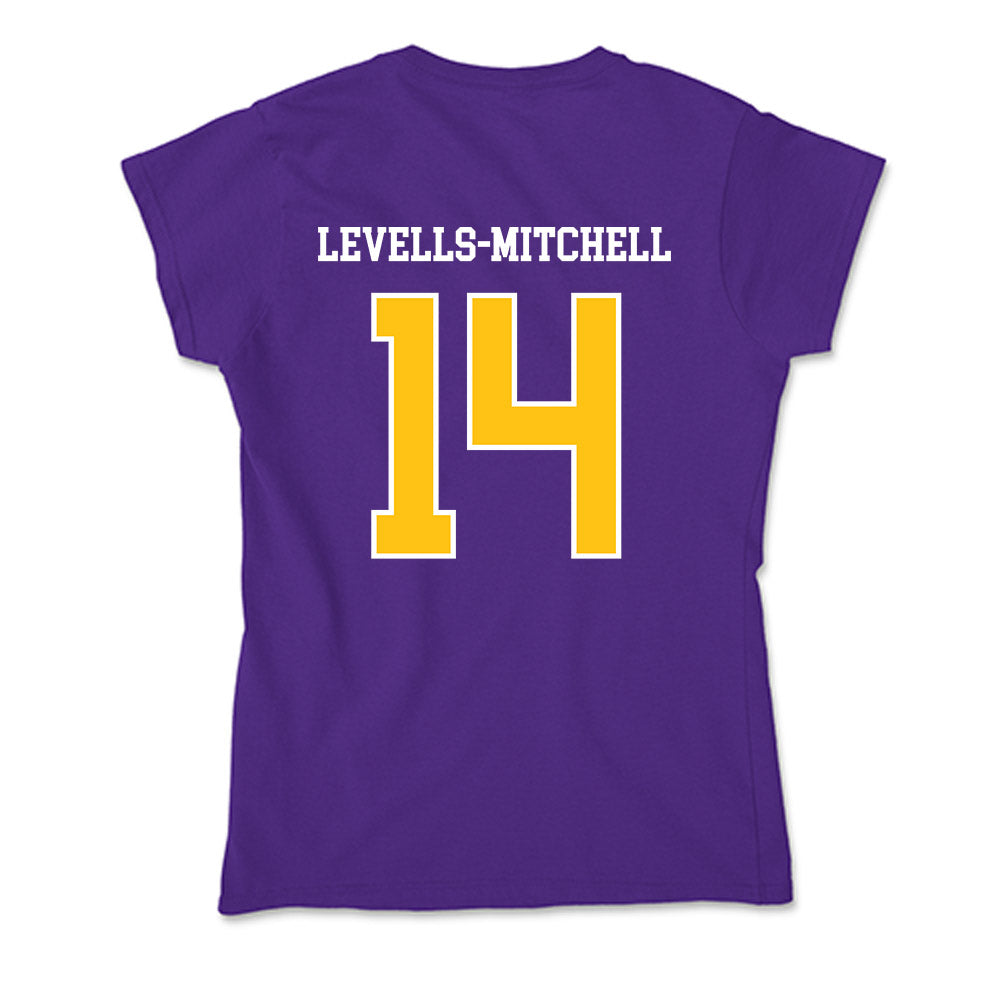 East Carolina - NCAA Football : Ashton Levells-Mitchell - Soft Style Women’s T-Shirt-1