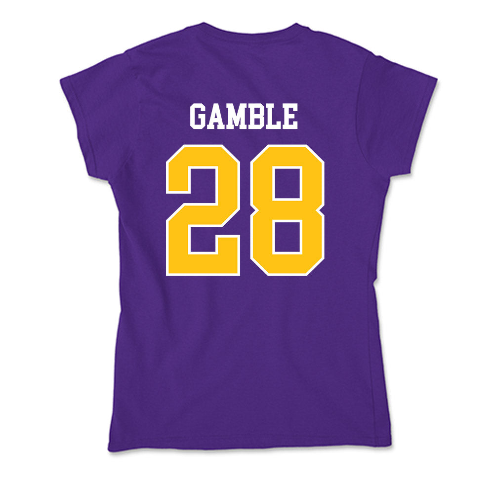 East Carolina - NCAA Football : Zyeir Gamble - Soft Style Women’s T-Shirt-1
