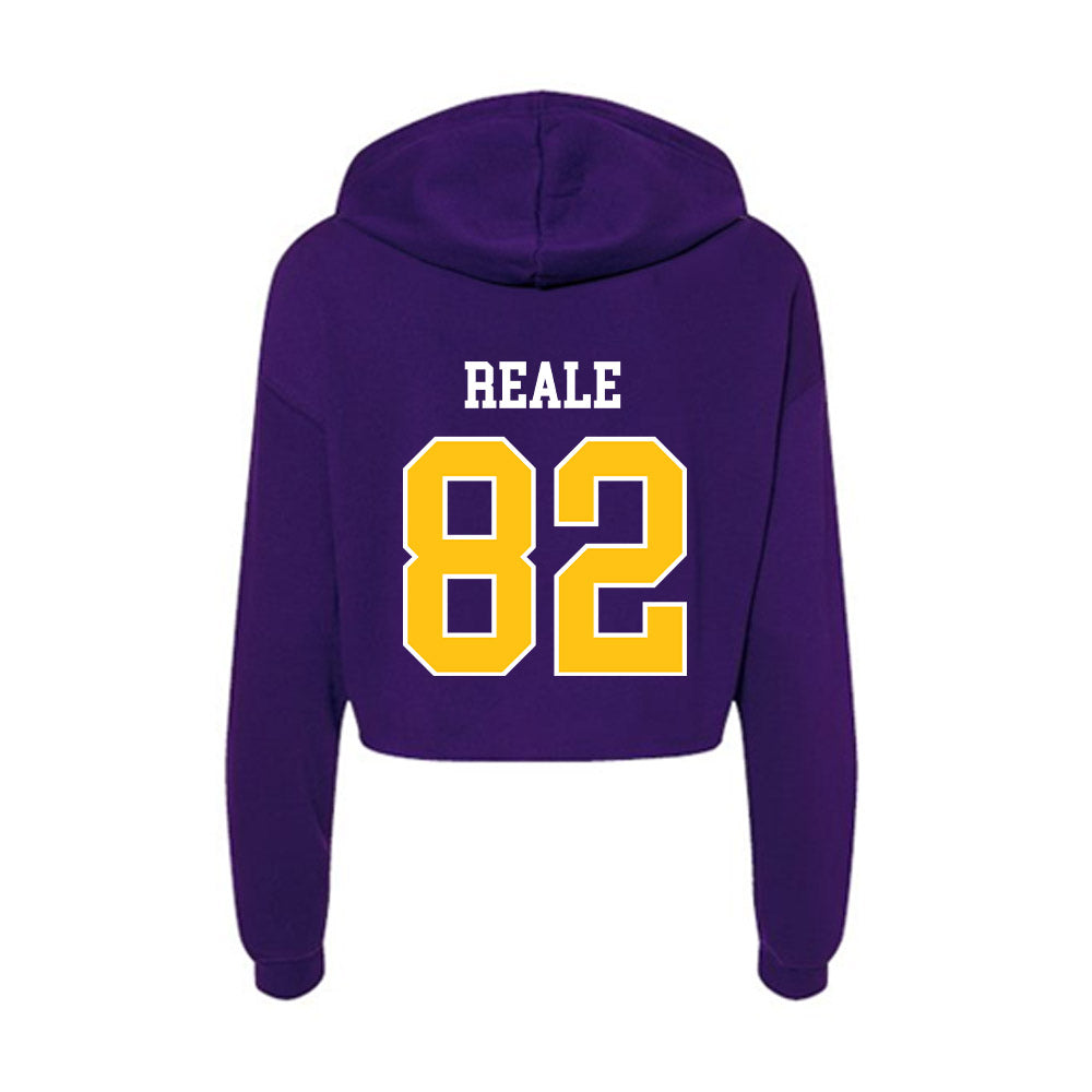 East Carolina - NCAA Football : Gage Reale - Women's Crop Fleece Hoodie-1