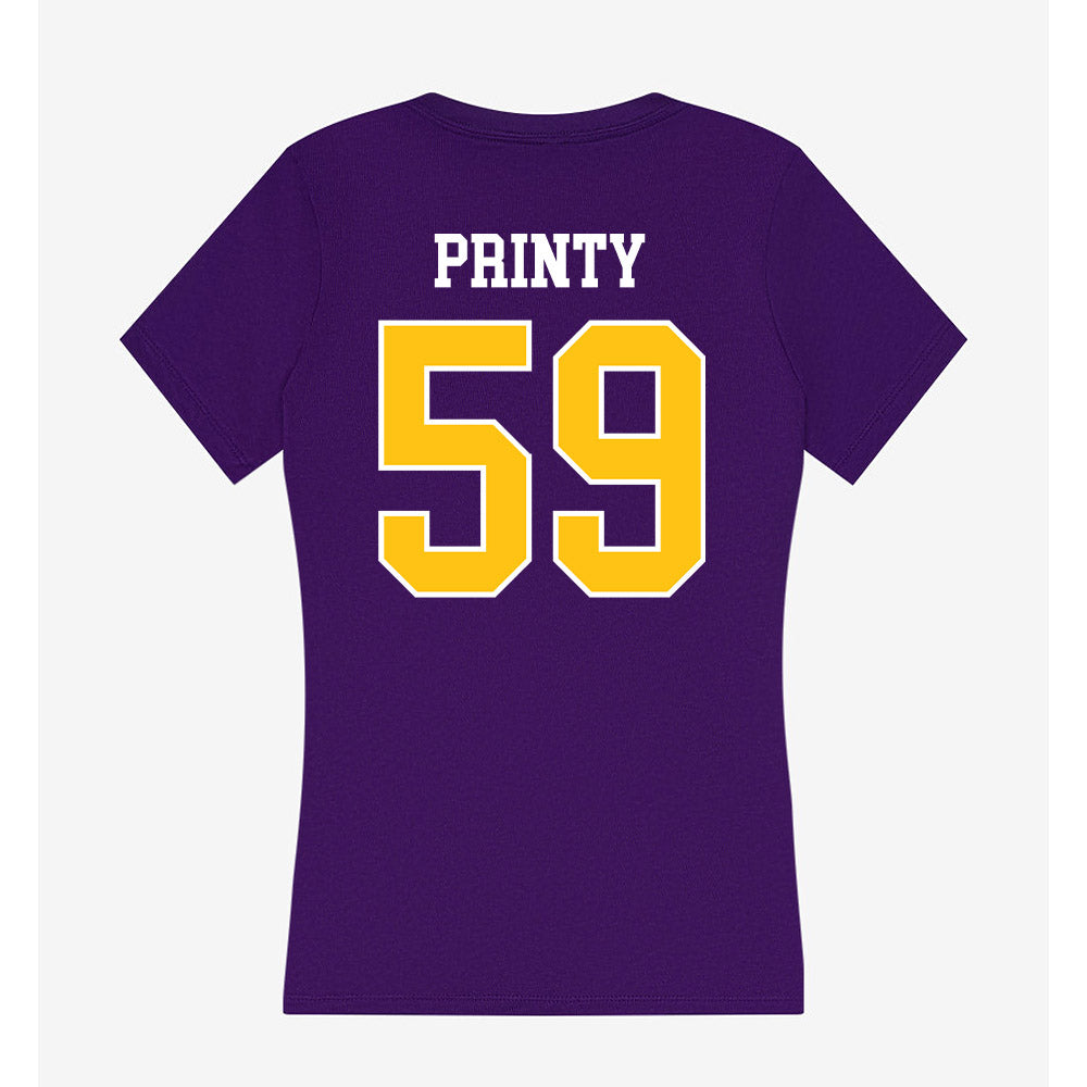 East Carolina - NCAA Football : Reagan Printy - Women's V-Neck T-Shirt-1