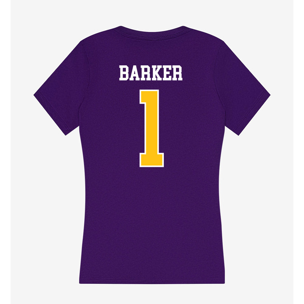 East Carolina - NCAA Football : Jackson Barker - Women's V-Neck T-Shirt-1