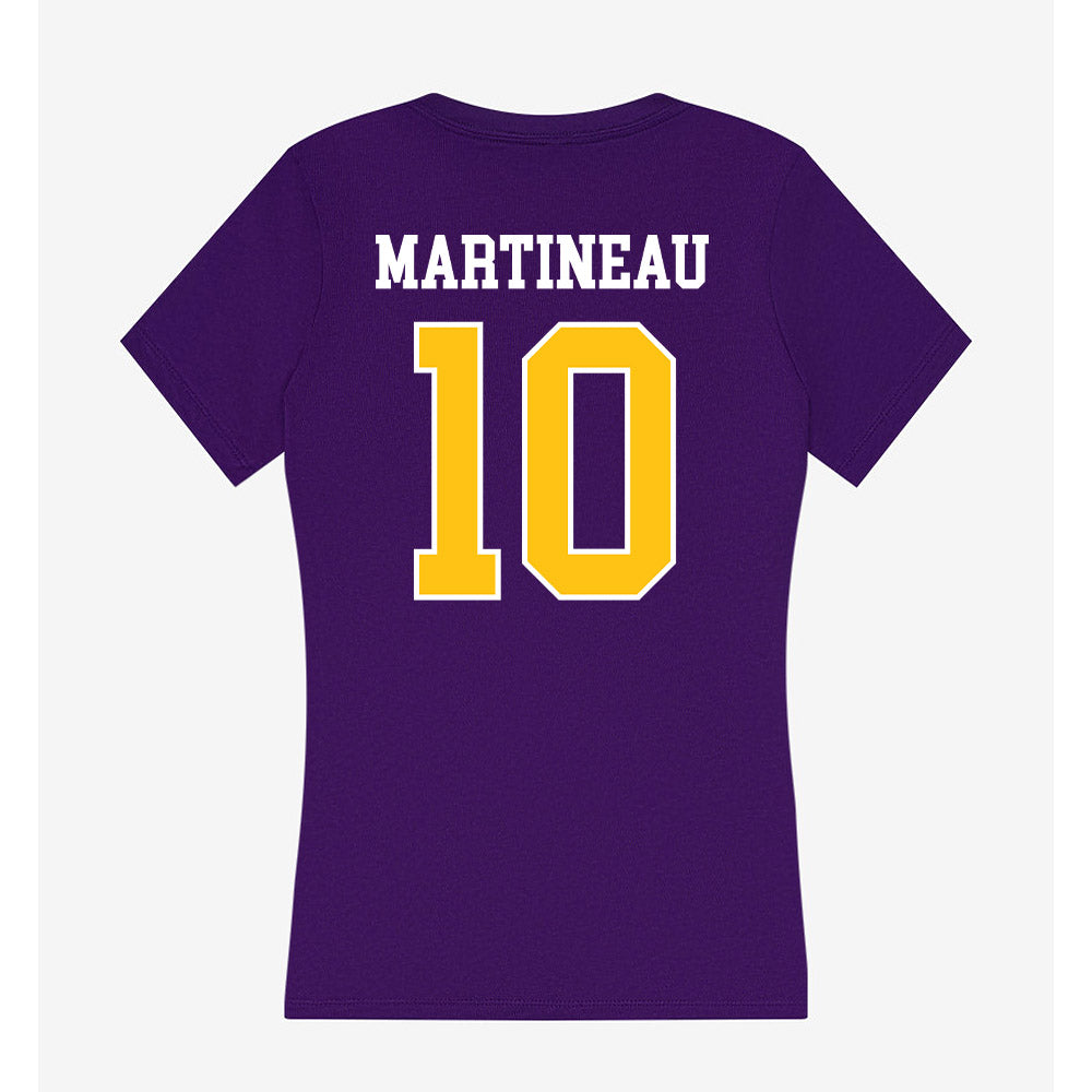 East Carolina - NCAA Softball : Lillian Martineau - Women's V-Neck T-Shirt-1