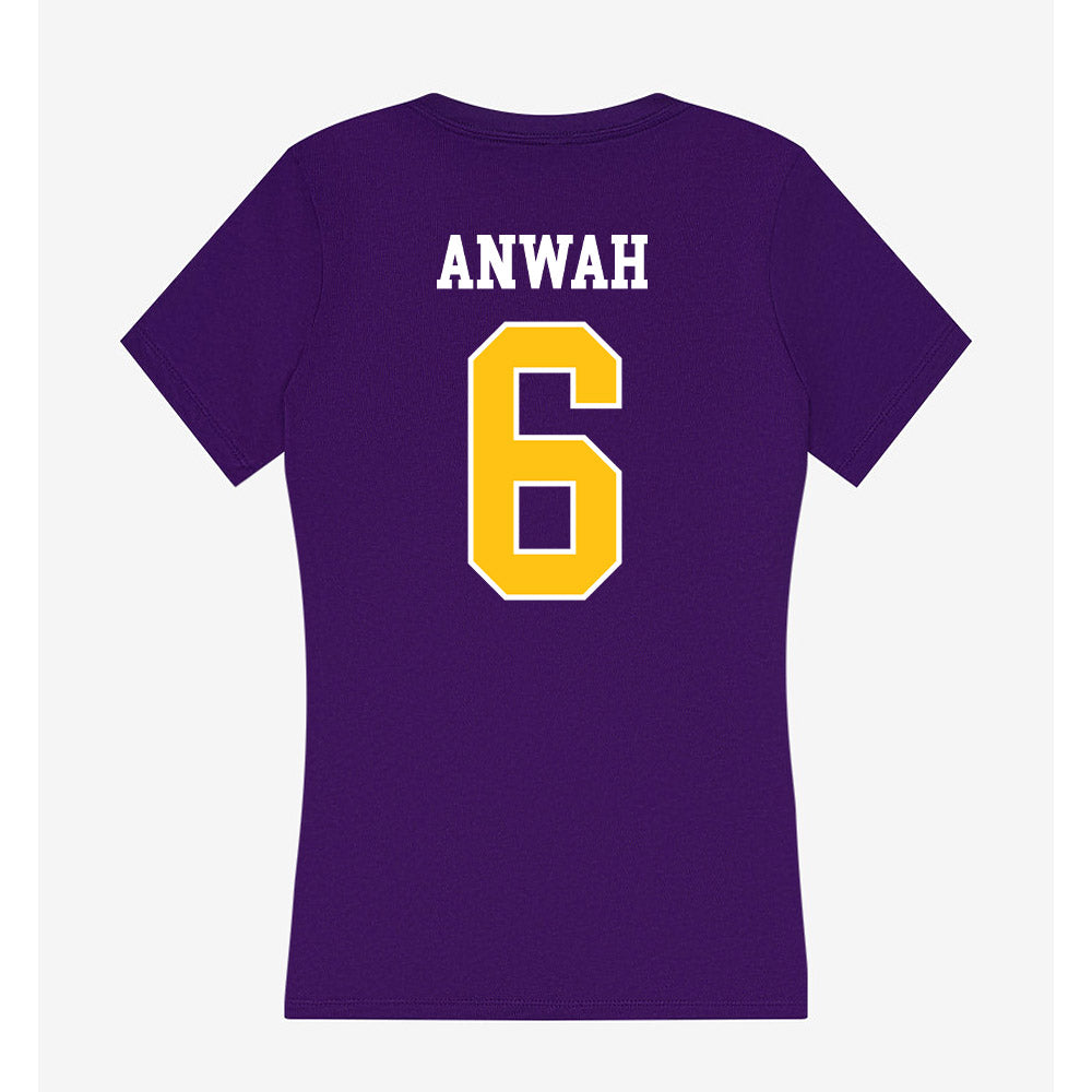 East Carolina - NCAA Women's Volleyball : Olivia Anwah - Women's V-Neck T-Shirt-1