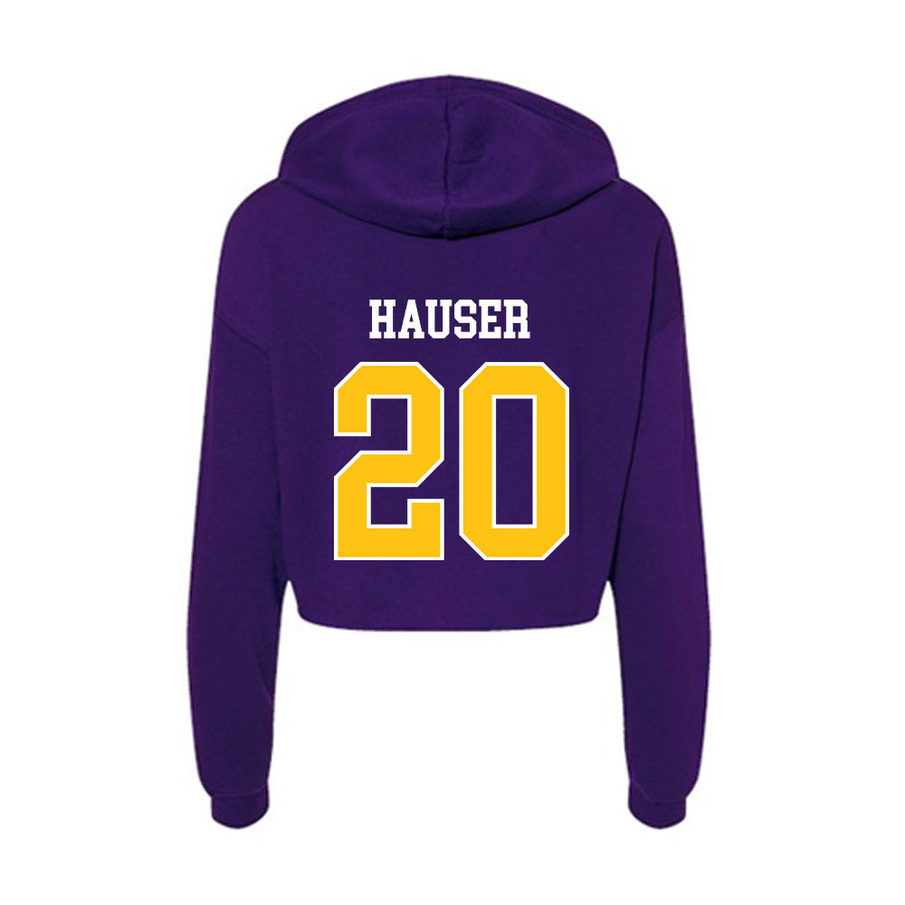 East Carolina - NCAA Women's Soccer : Savannah Hauser - Women's Crop Fleece Hoodie-1