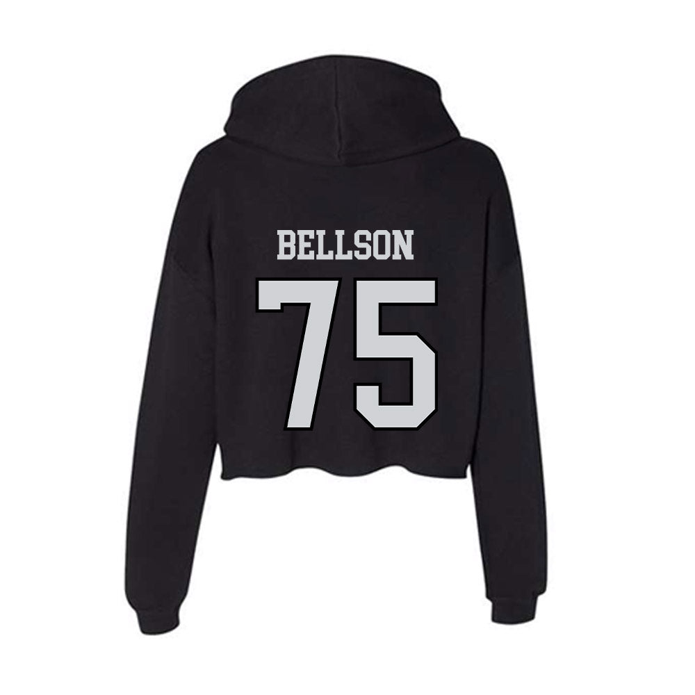 HSC - NCAA Football : Owen Bellson - Women's Crop Fleece Hoodie-1