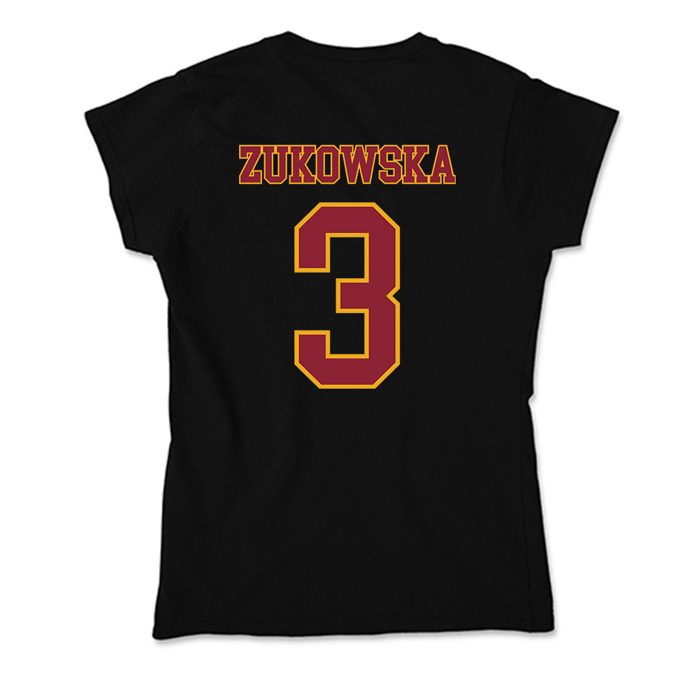 ULM - NCAA Beach Volleyball : Izabela Zukowska - Soft Style Women’s T-Shirt-1