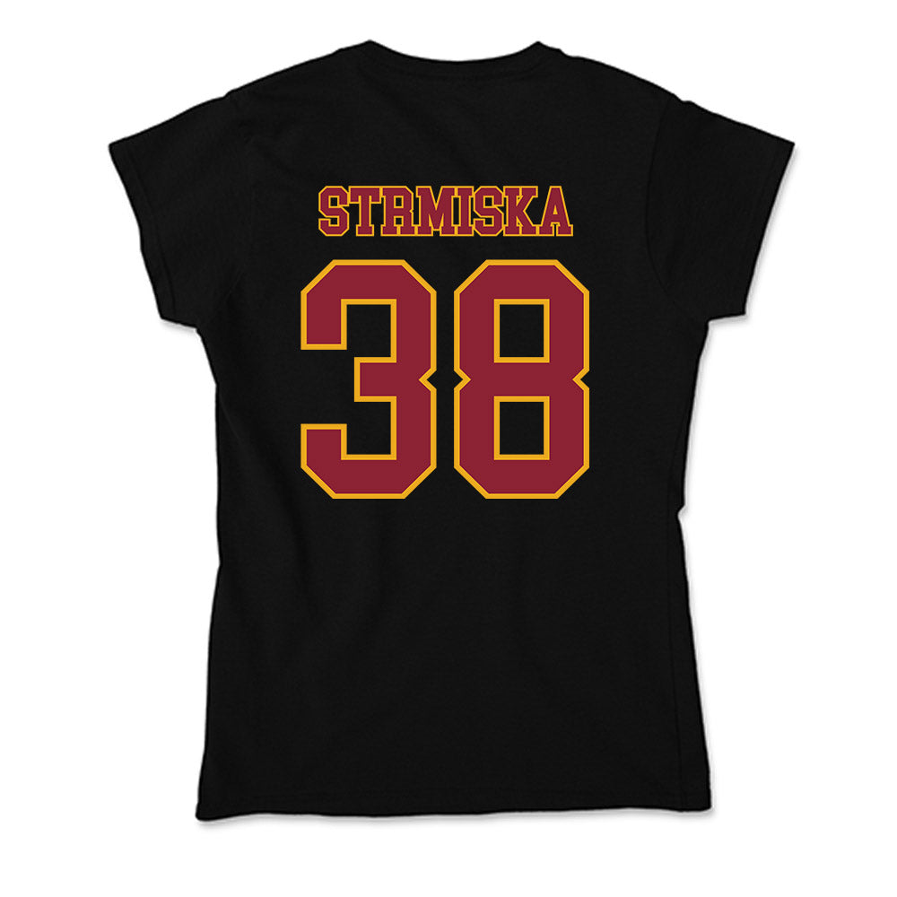 ULM - NCAA Baseball : Caleb Strmiska - Soft Style Women’s T-Shirt-1