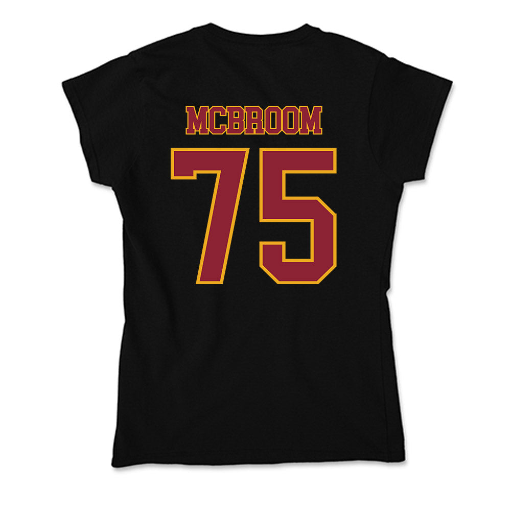 ULM - NCAA Football : Que McBroom - Soft Style Women’s T-Shirt-1