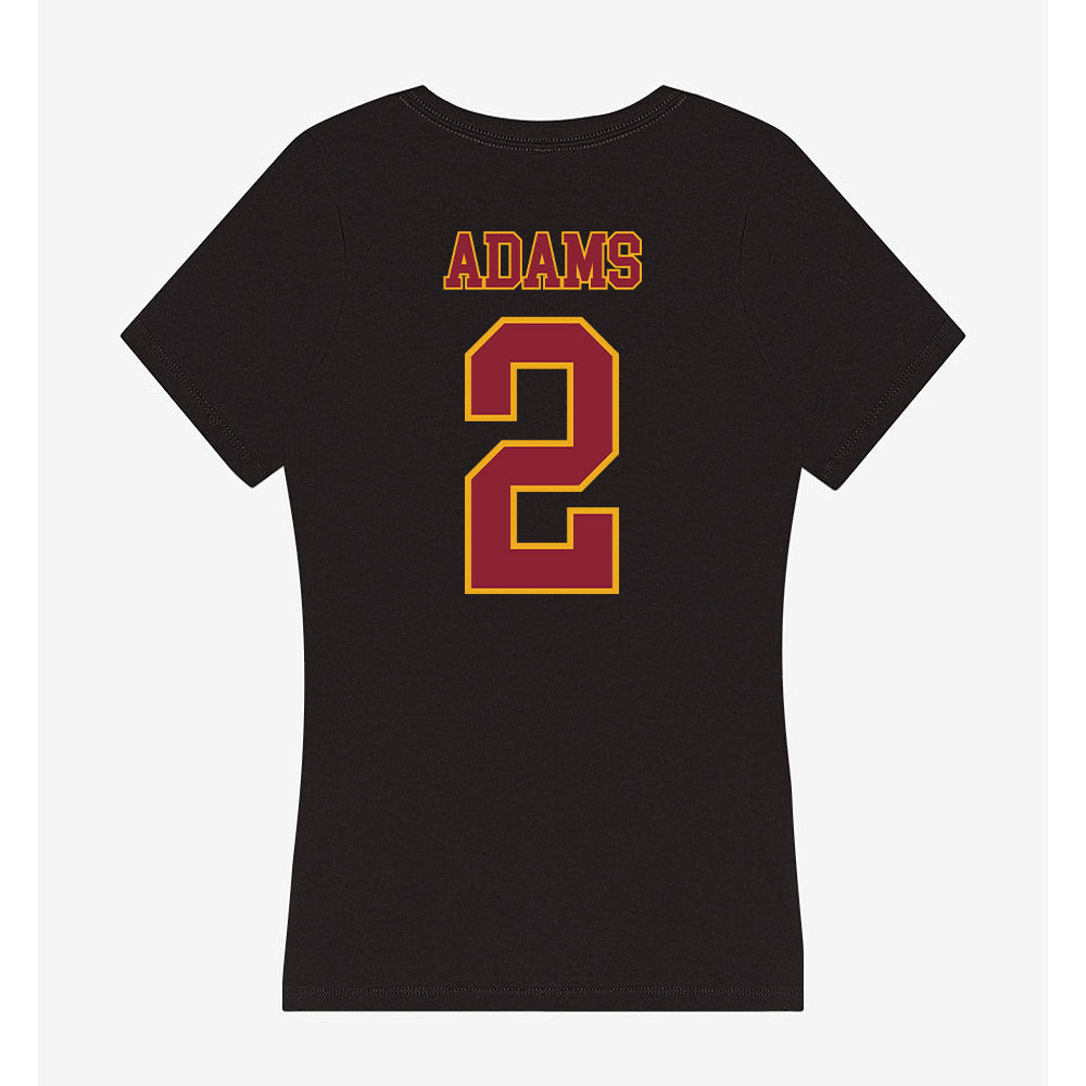 ULM - NCAA Baseball : Travis Adams - Women's V-Neck T-Shirt-1