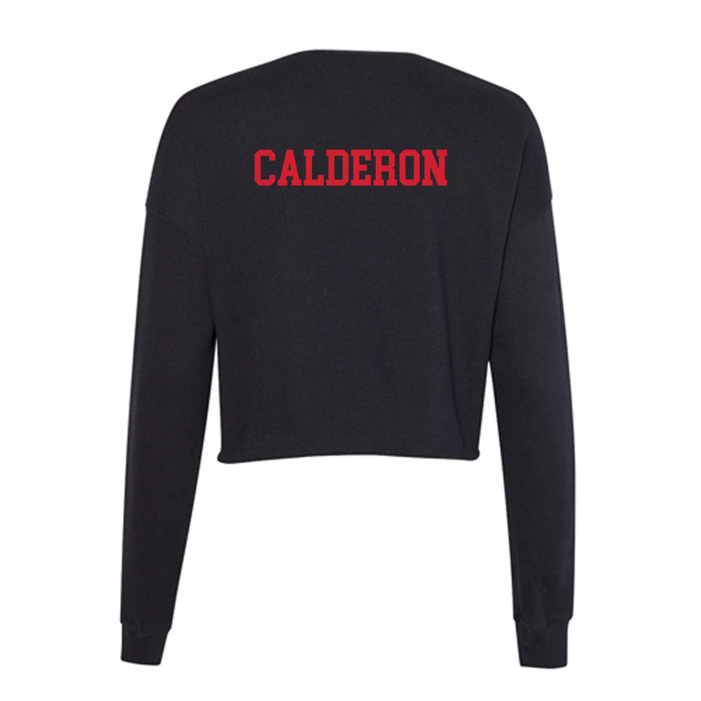 Northeastern - NCAA Women's Track & Field : Liangie Calderon - Women's Cropped Crew Fleece-1