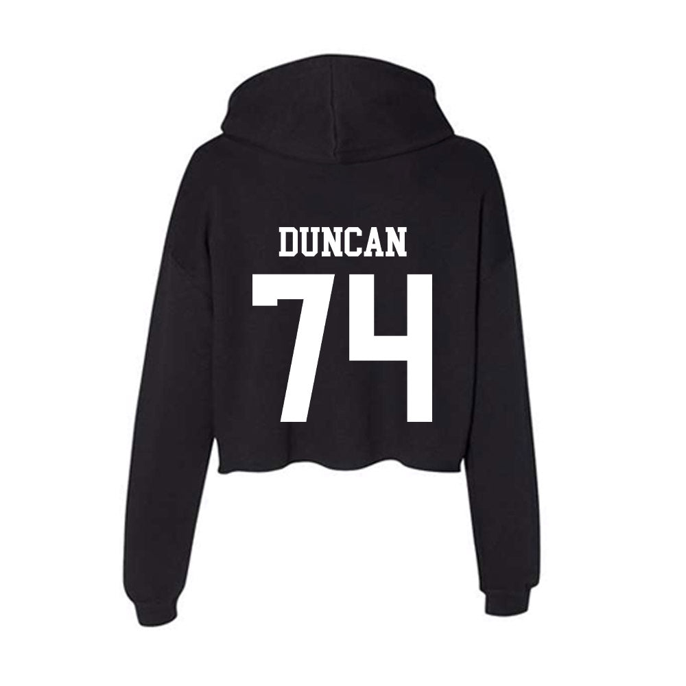 WTAMU - NCAA Football : Dalton Duncan - Women's Crop Fleece Hoodie-1