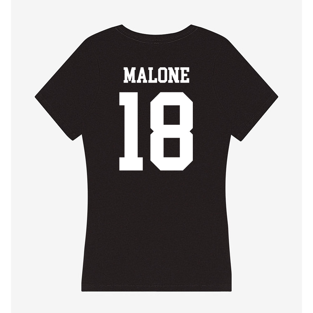 WTAMU - NCAA Women's Soccer : Bailey Malone - Women's V-Neck T-Shirt-1