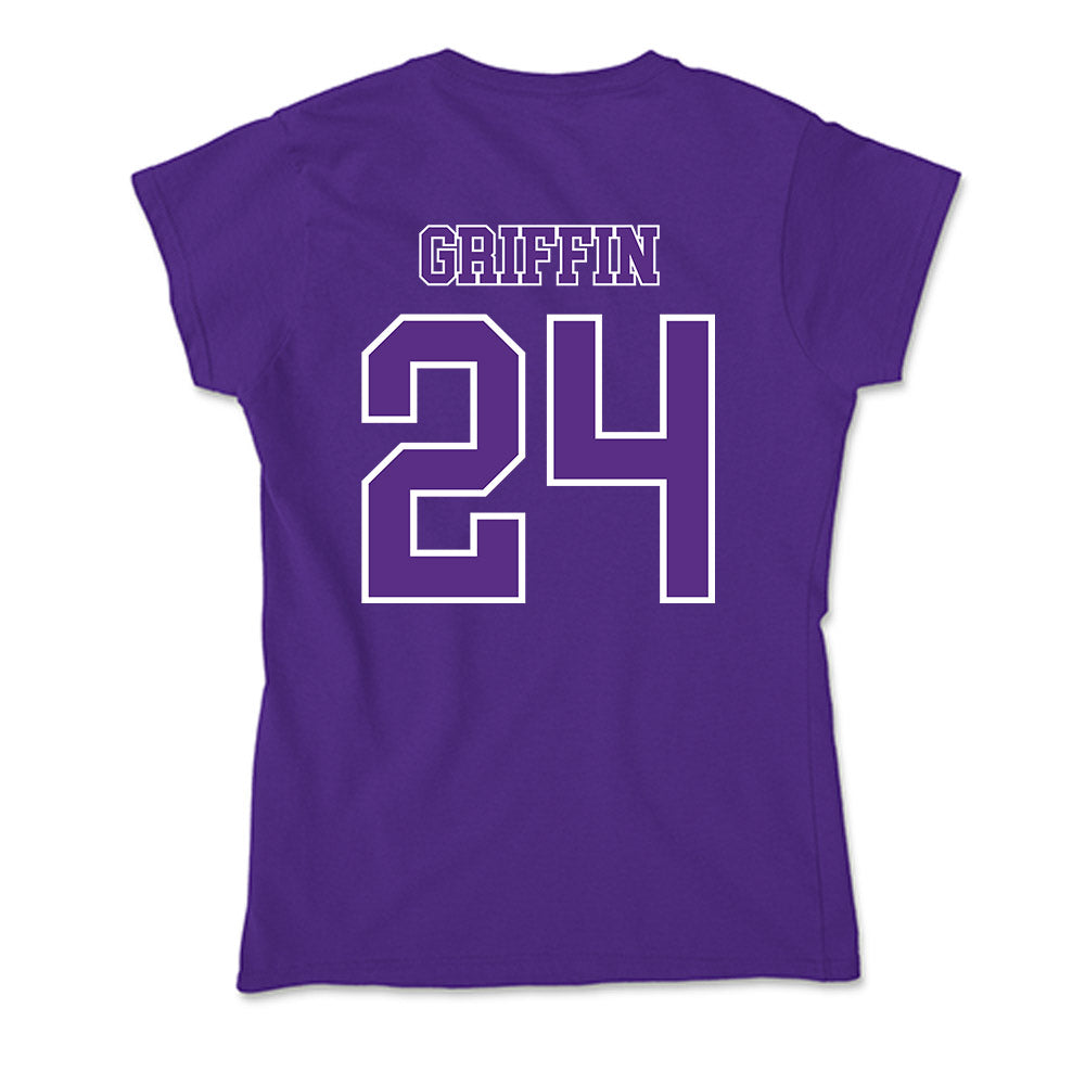 Central Arkansas - NCAA Women's Basketball : Kamryn Griffin - Soft Style Women’s T-Shirt-1