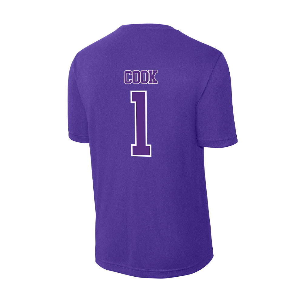Central Arkansas - NCAA Women's Basketball : Jenna Cook - Activewear T-Shirt-1