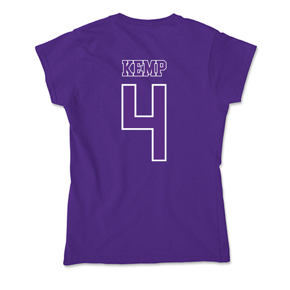 Central Arkansas - NCAA Women's Basketball : Cheyanne Kemp - Soft Style Women’s T-Shirt-1