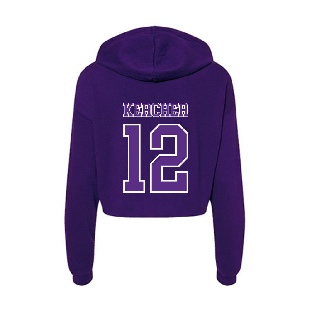Central Arkansas - NCAA Women's Soccer : Emerson Kercher - Women's Crop Fleece Hoodie-1