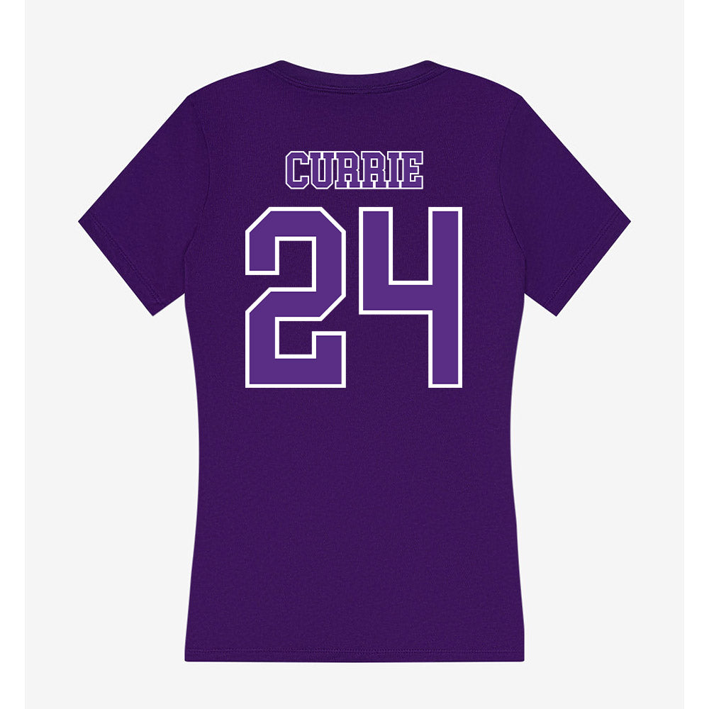 Central Arkansas - NCAA Softball : Sarah Currie - Women's V-Neck T-Shirt-1
