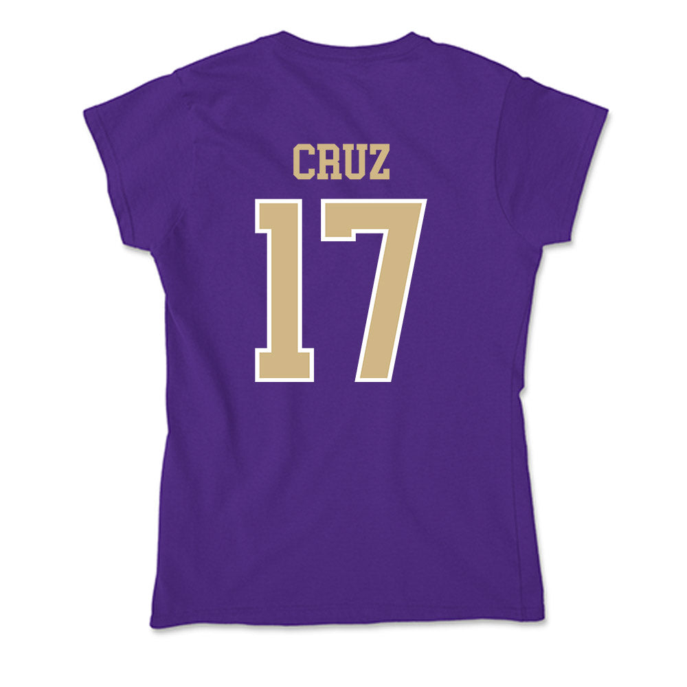 Washington - NCAA Men's Soccer : Cameron Cruz - Soft Style Women’s T-Shirt-1