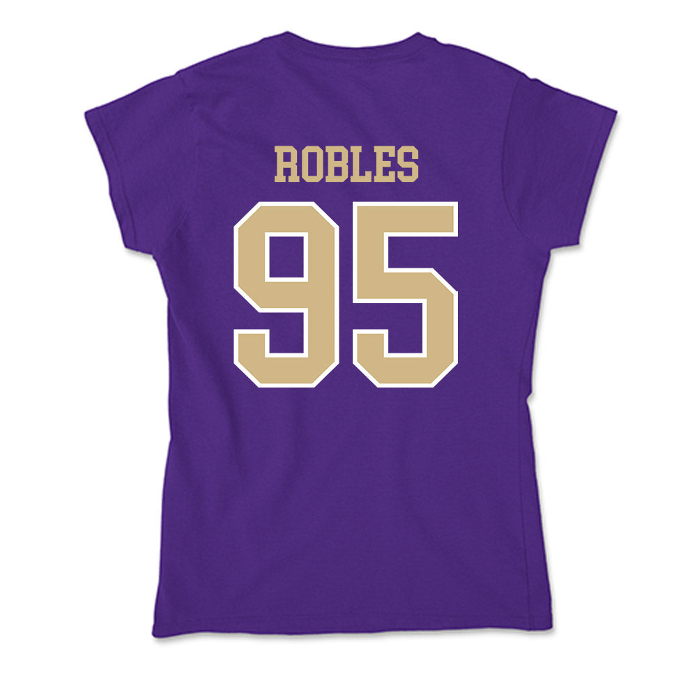 Washington - NCAA Football : Tyler Robles - Soft Style Women’s T-Shirt-1
