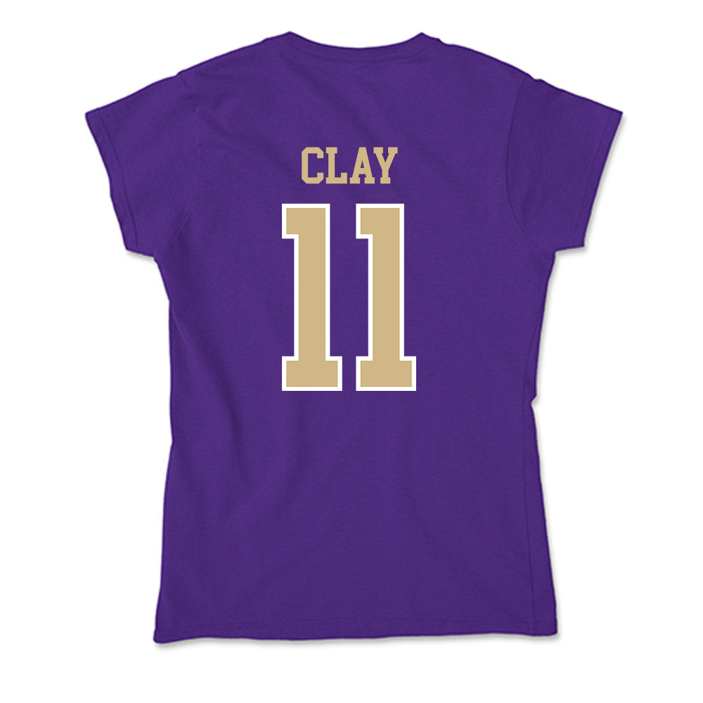 Washington - NCAA Football : Jordan Clay - Soft Style Women’s T-Shirt-1