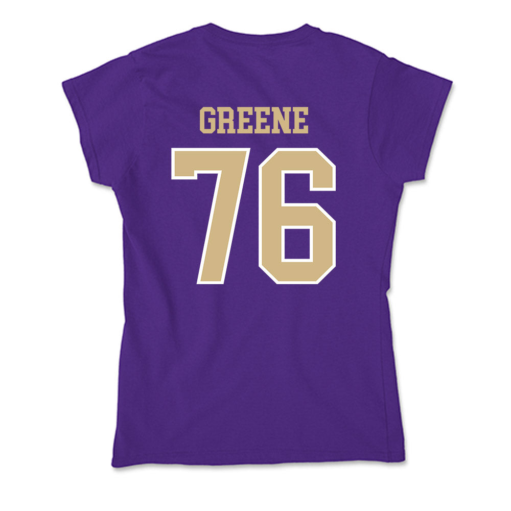 Washington - NCAA Football : Kodi Greene - Soft Style Women’s T-Shirt-1