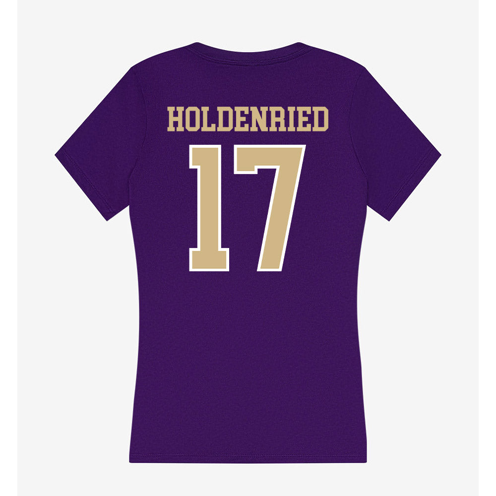 Washington - NCAA Women's Soccer : Jadyn Holdenried - Women's V-Neck T-Shirt-1