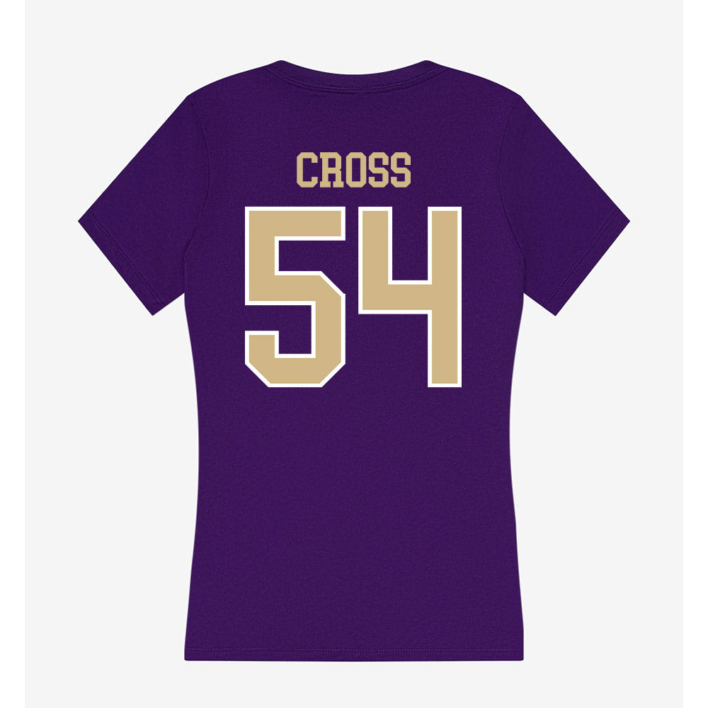 Washington - NCAA Football : Parker Cross - Women's V-Neck T-Shirt-1
