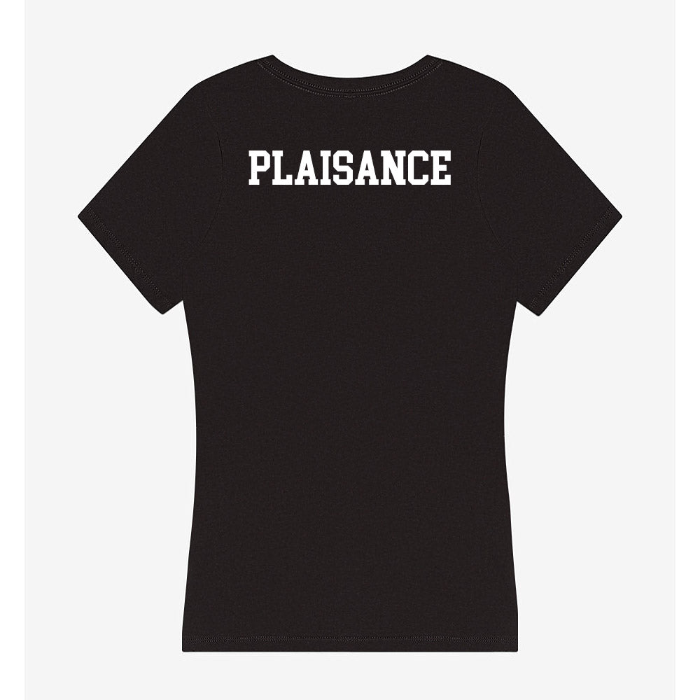 Wofford - NCAA Men's Track & Field : Mitchell Plaisance - Women's V-Neck T-Shirt-1