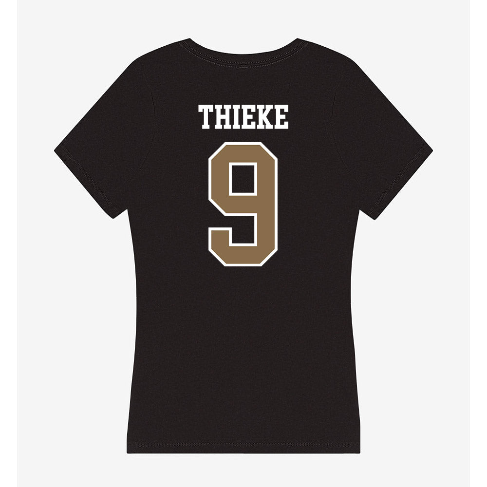 Wofford - NCAA Softball : Madison Thieke - Women's V-Neck T-Shirt-1