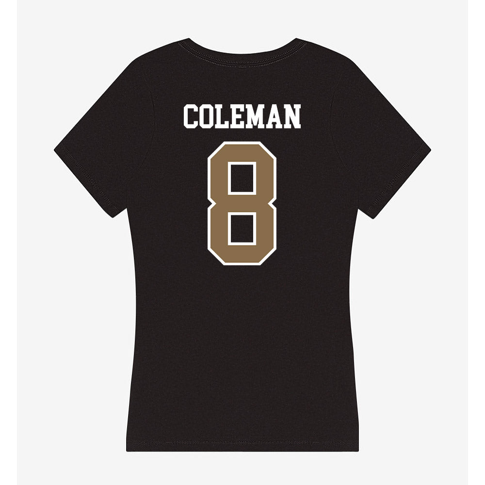 Wofford - NCAA Women's Volleyball : Ella Coleman - Women's V-Neck T-Shirt-1