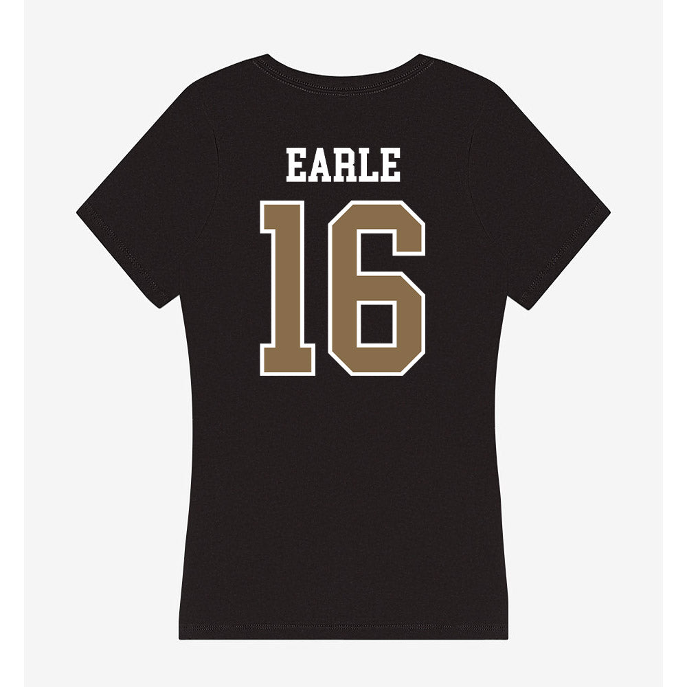 Wofford - NCAA Football : Jaxon Earle - Women's V-Neck T-Shirt-1