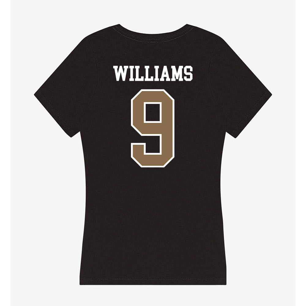 Wofford - NCAA Football : Alijah Williams - Women's V-Neck T-Shirt-1