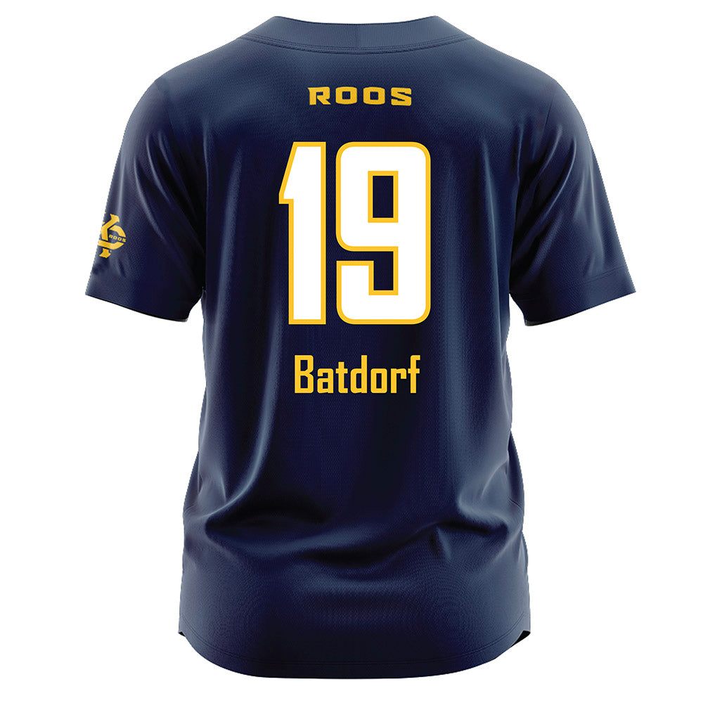UMKC - NCAA Softball : Grace Batdorf - Blue Jersey-1