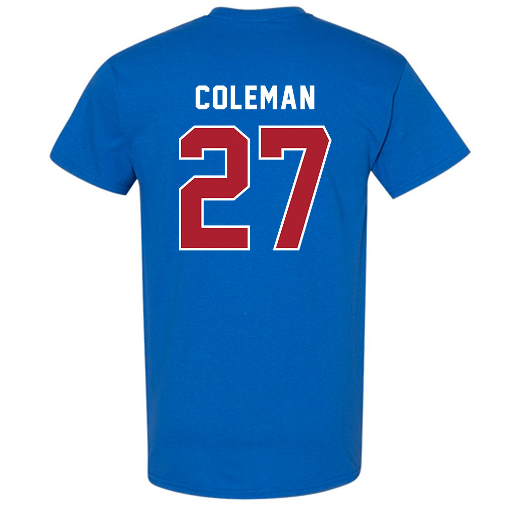 American - NCAA Women's Lacrosse : Peyton Coleman - T-Shirt-1