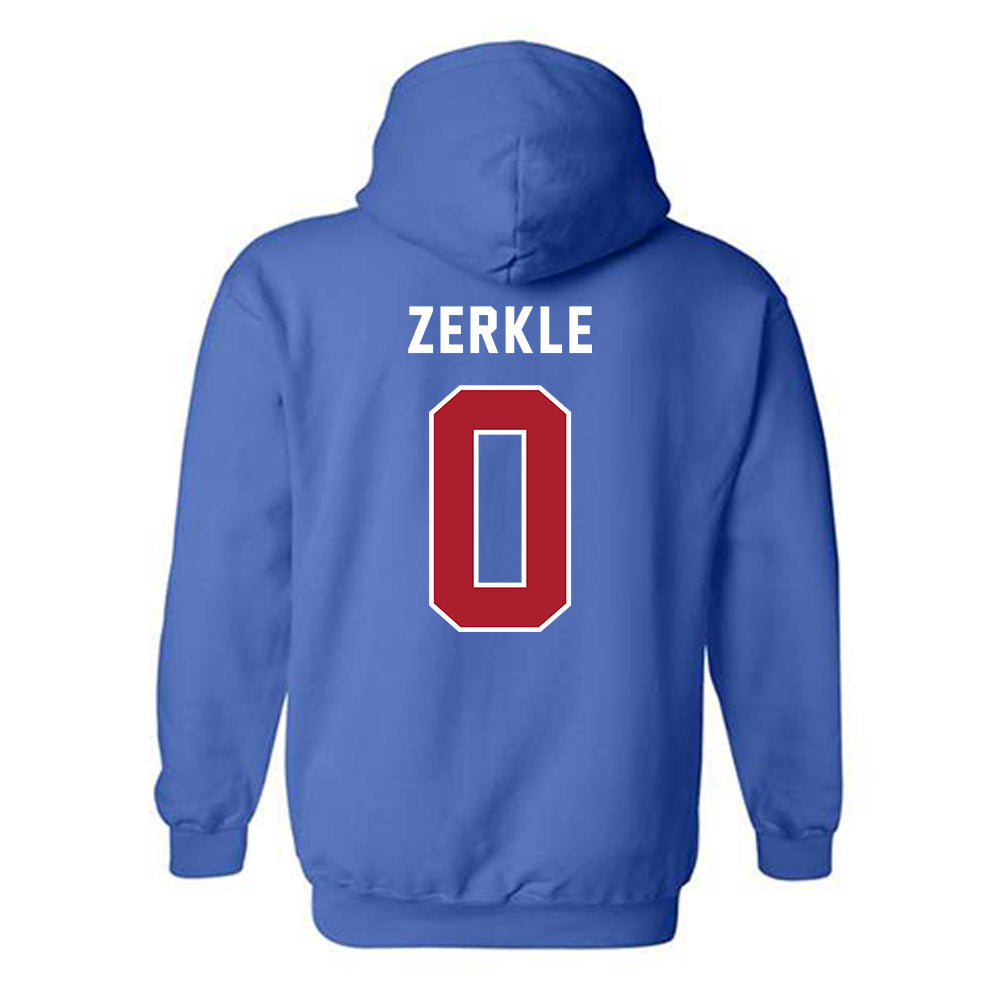 American - NCAA Women's Soccer : Addison Zerkle - Hooded Sweatshirt-1