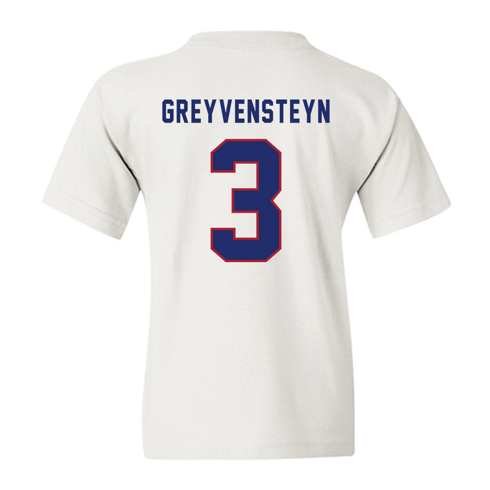 American - NCAA Women's Basketball : Kayla Greyvensteyn - Youth T-Shirt-1