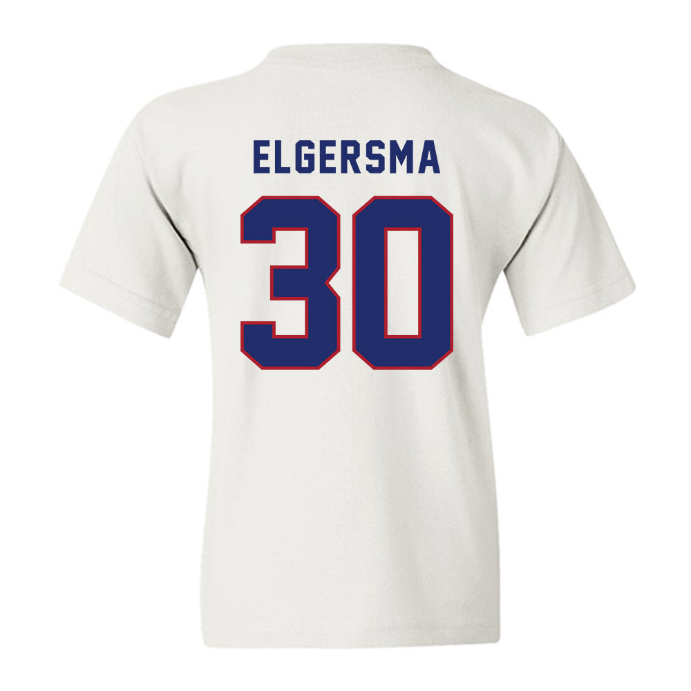American - NCAA Men's Soccer : Troy Elgersma - Youth T-Shirt-1