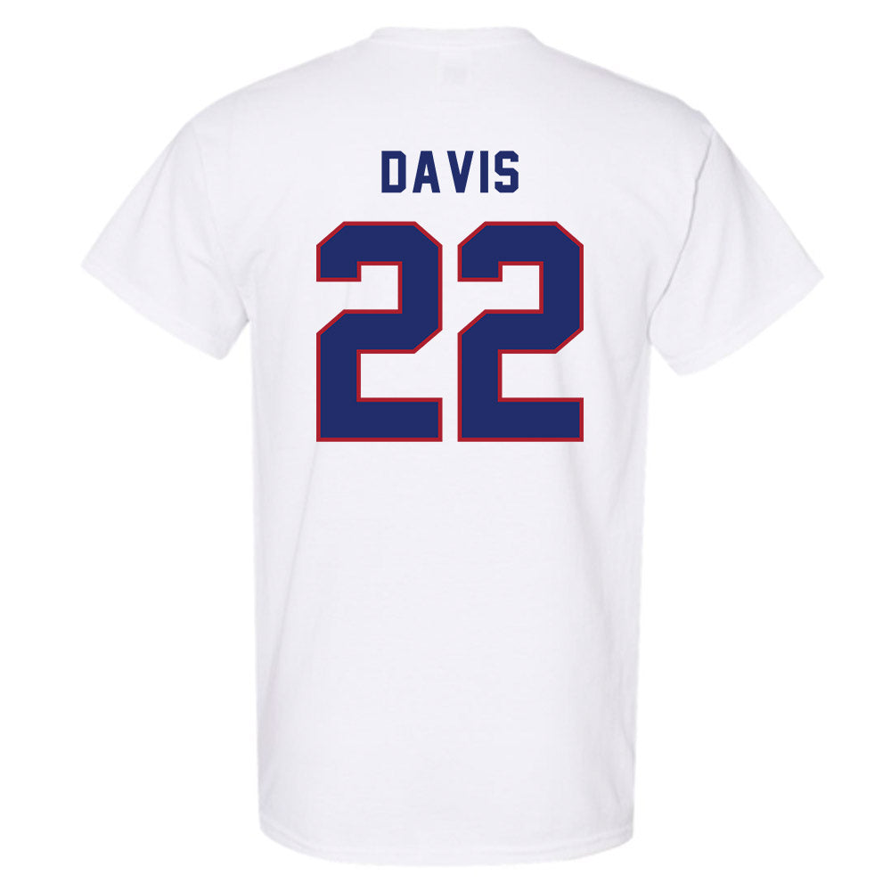 American - NCAA Men's Soccer : Toshi Davis - T-Shirt-1