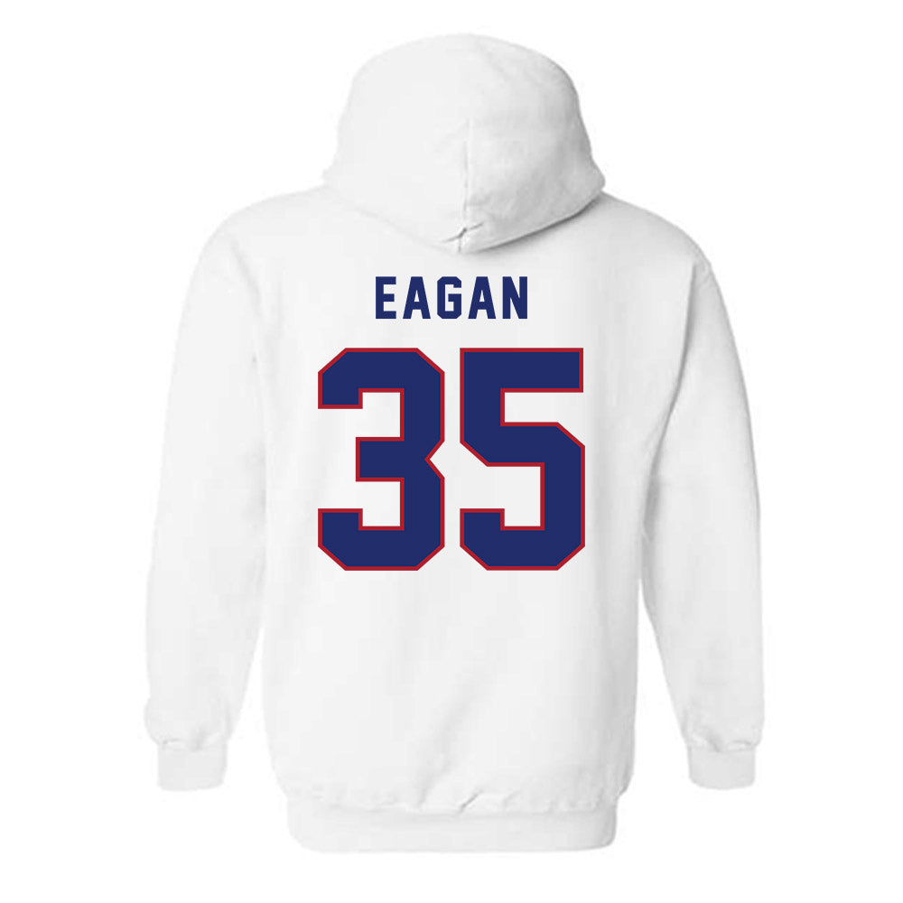 American - NCAA Men's Basketball : Chris Eagan - Hooded Sweatshirt-1