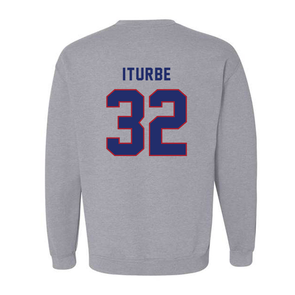 American - NCAA Men's Basketball : Julen Iturbe - Classic Shersey Crewneck Sweatshirt-1