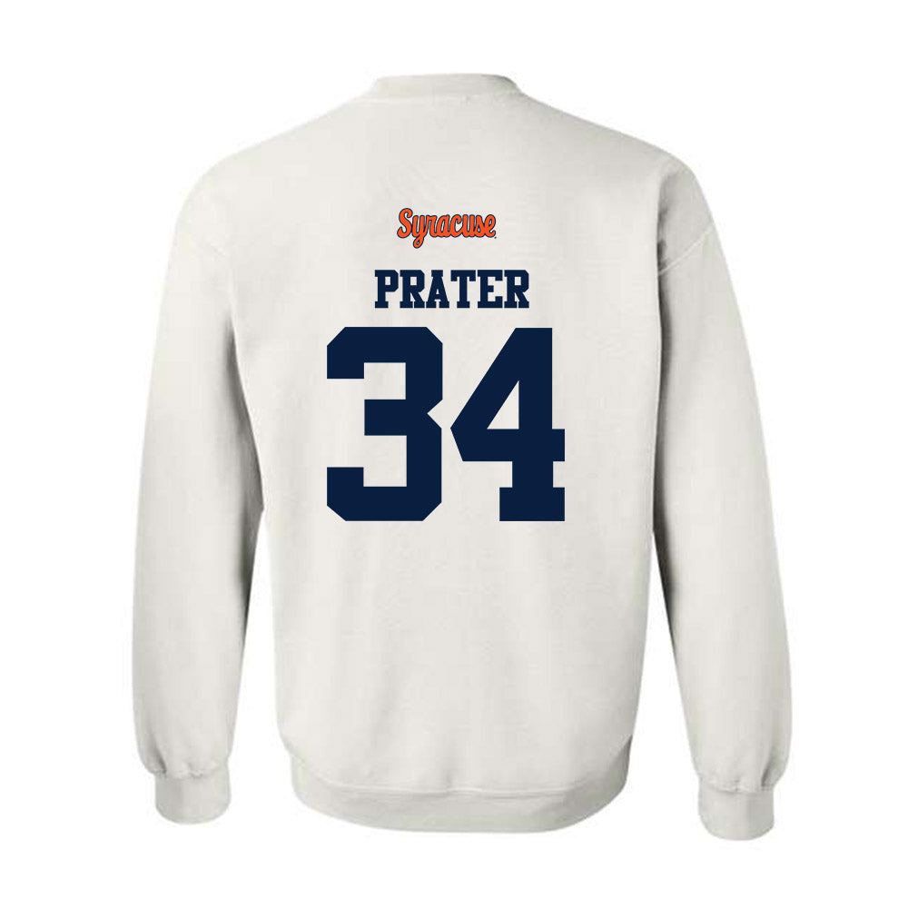Syracuse - NCAA Football : Nate Prater - Classic Shersey Crewneck Sweatshirt-1