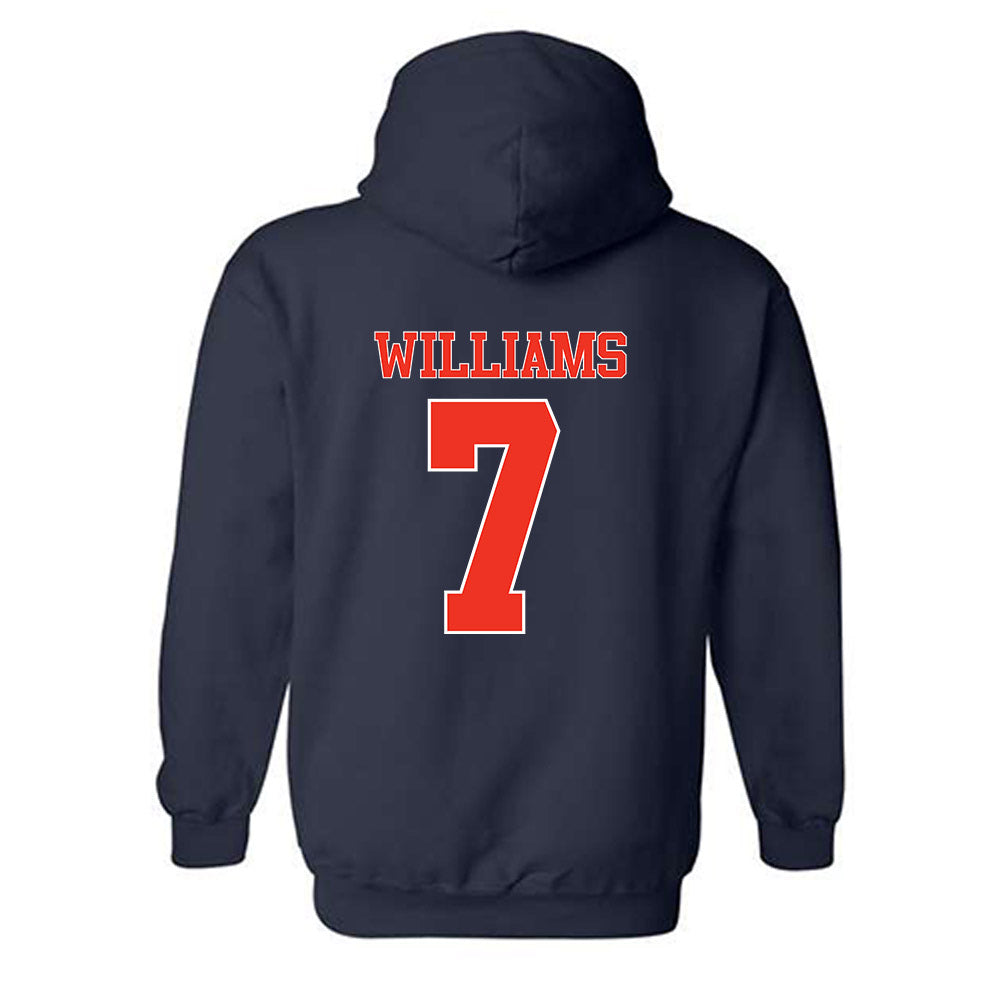 Syracuse - NCAA Football : Darien Williams - Classic Shersey Hooded Sweatshirt-1