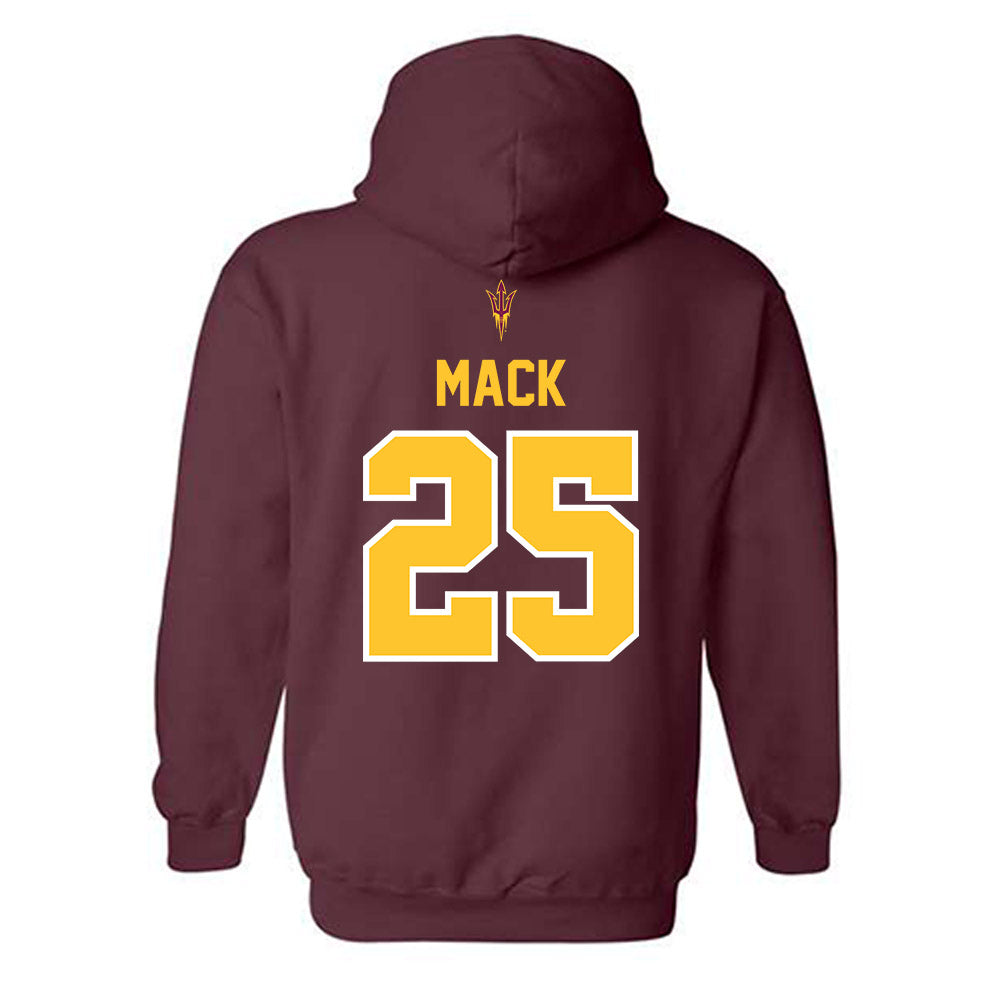 Arizona State - NCAA Football : Cardae Mack - Big12 Championship Hooded Sweatshirt-1