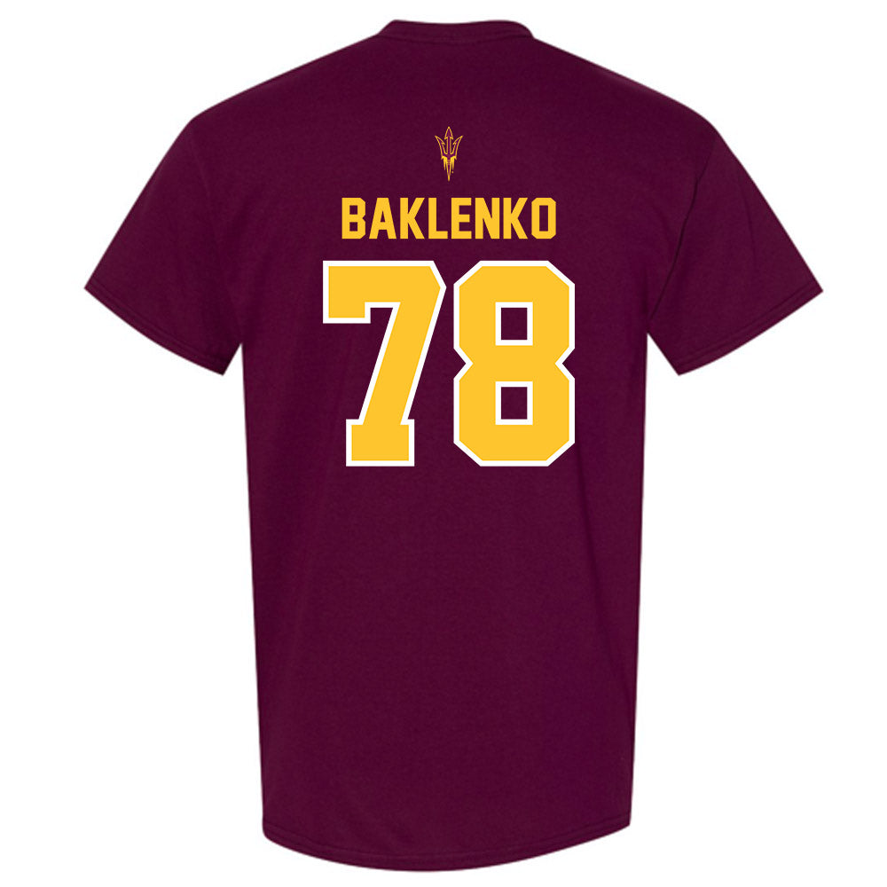 Arizona State - NCAA Football : Luke Baklenko - Big12 Championship T-Shirt-1