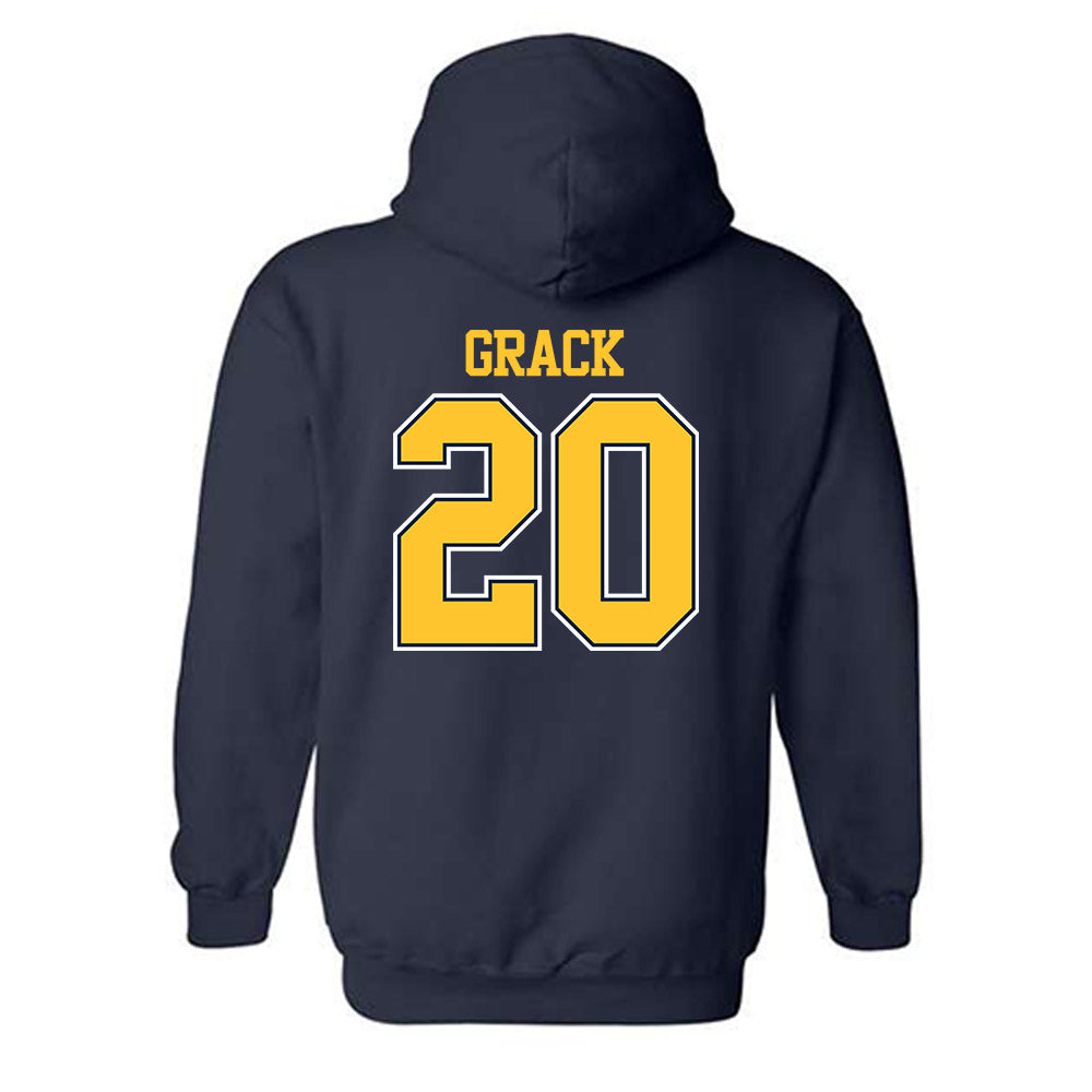 UCI - NCAA Baseball : Tim Grack - Classic Shersey Hooded Sweatshirt-1