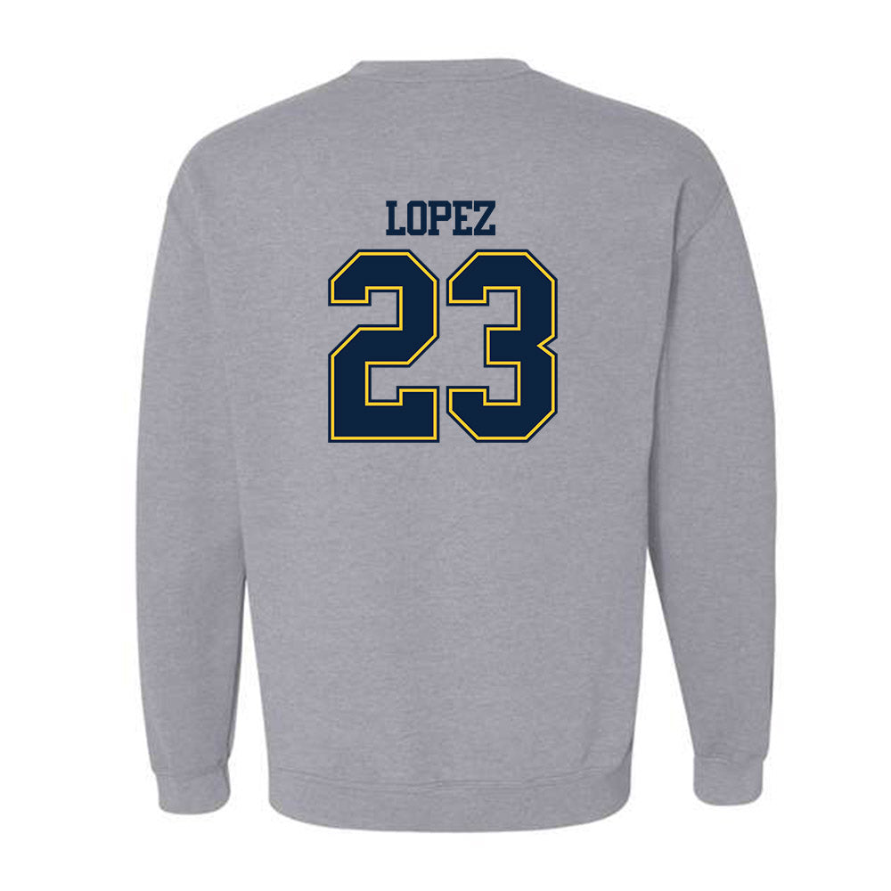 UCI - NCAA Men's Soccer : Darwin Lopez - Classic Shersey Crewneck Sweatshirt-1