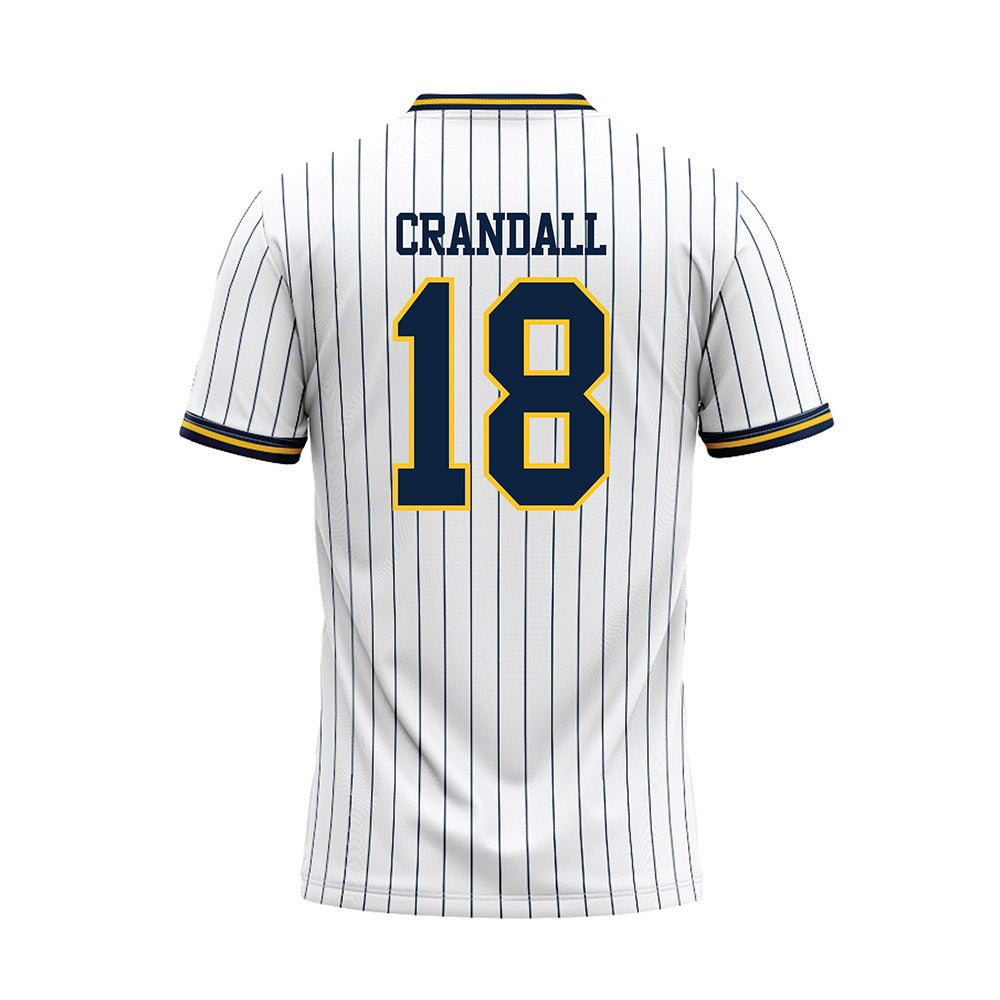 UCI - NCAA Baseball : Zach Crandall - White Baseball Jersey-1