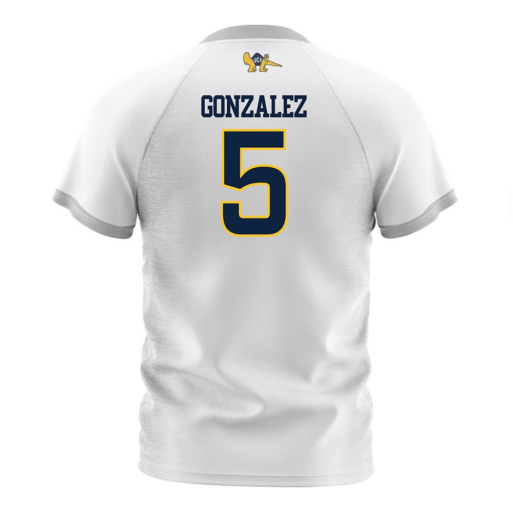 UCI - NCAA Men's Soccer : Gustavo Gonzalez - White Soccer Jersey-1