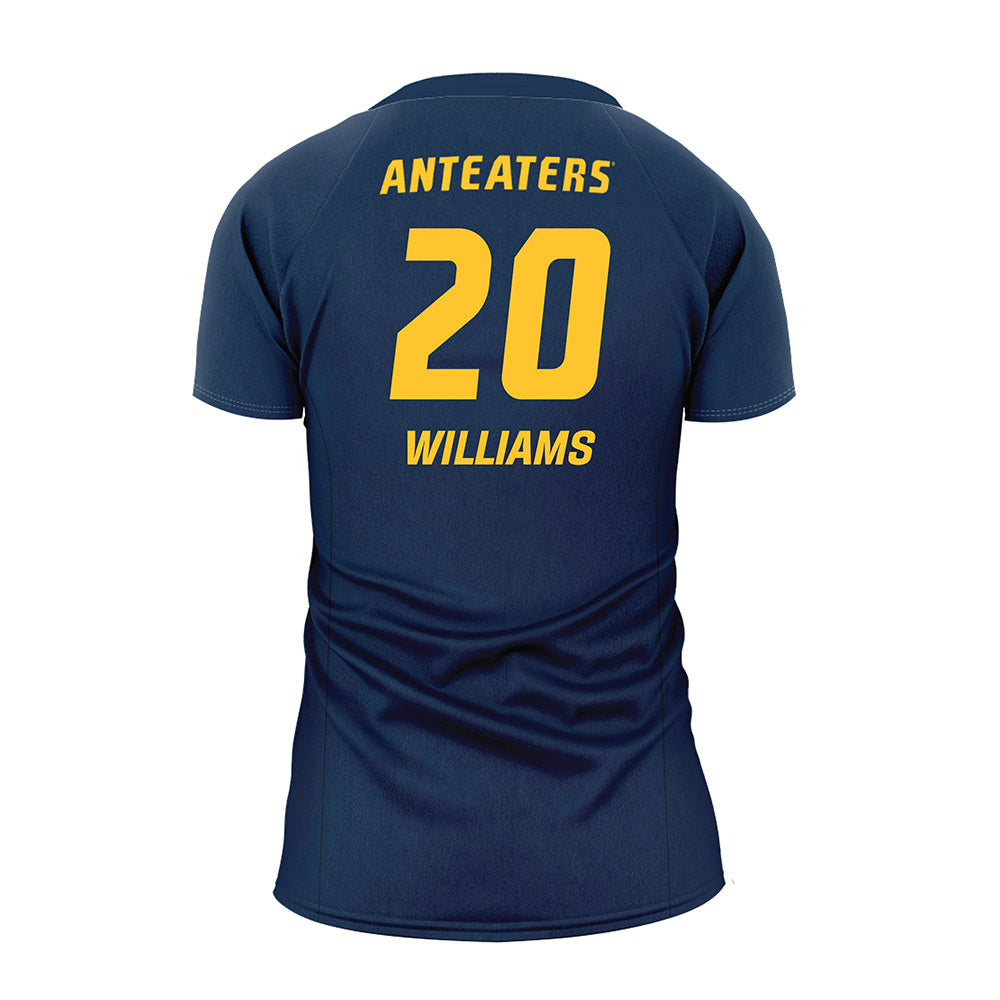 UCI - NCAA Women's Volleyball : Keelan Williams - Blue Volleyball Jersey-1